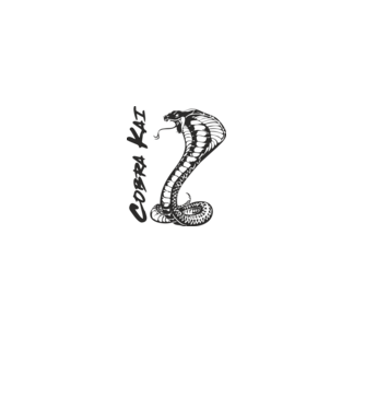 cobra kai black model roz deschis pe tricou