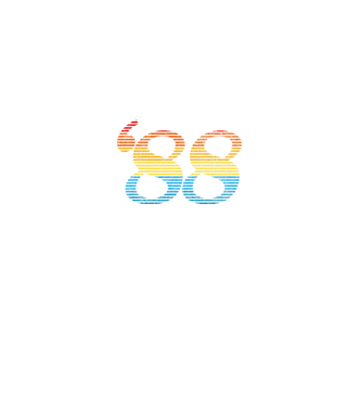 Retro Birthday 1988 model alb pe tricou