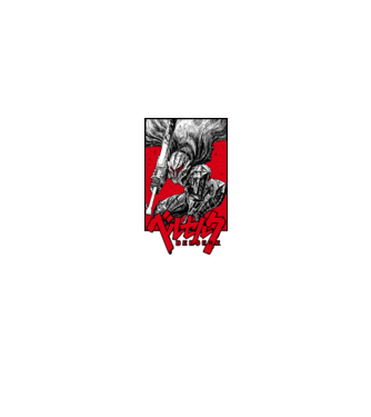 Berserk Guts model negru pe tricou