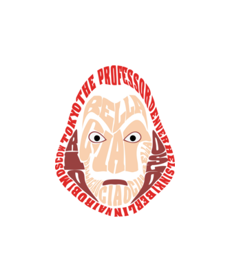 money heist logo names model alb pe tricou