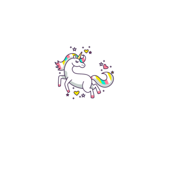 Unicorn Spark model gri pe tricou
