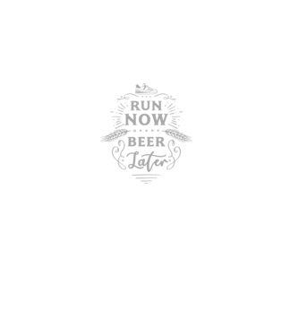 Run now beer later vintage model negru pe tricou