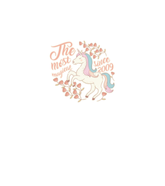 The most magical unicorn 2009 model alb pe tricou