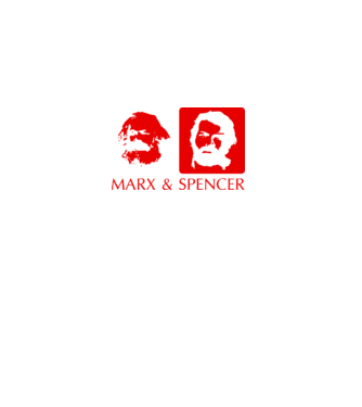 MARX and Spencer model negru pe tricou