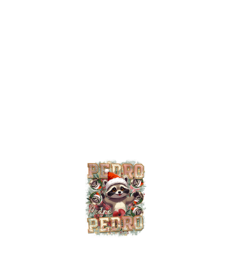 Pedro pedro flower xmas model negru pe tricou
