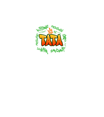 Graffiti tata model negru pe tricou