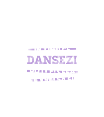 în timp ce dansezi poți fi ceea ce vrei să fii - în acel moment model negru pe tricou