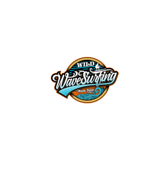 WaveSurfing model negru pe tricou