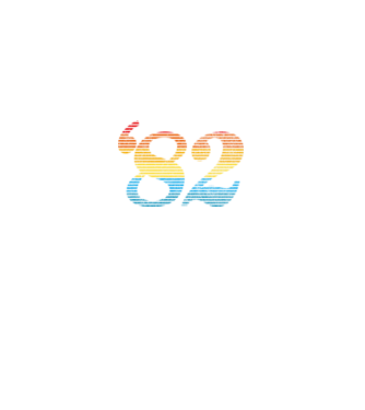 Retro Birthday 1982 model alb pe tricou