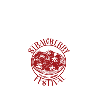 strawberry festival stranger things model verde de măr pe tricou