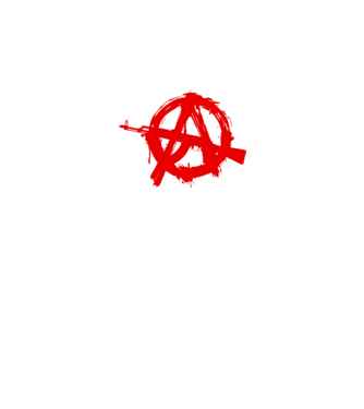 Akanarchy model alb pe tricou