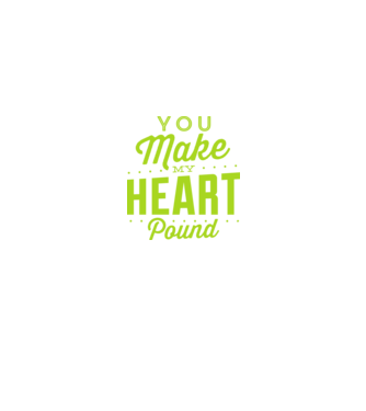 Make my heart model negru pe tricou
