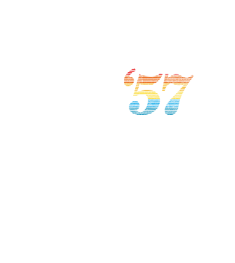 Retro Birthday 1957 model galben neon pe tricou