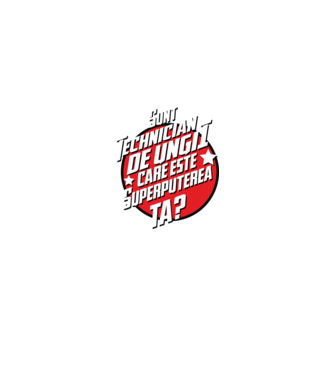 sunt tehnician de unghii, care este superputerea ta? model alb pe tricou