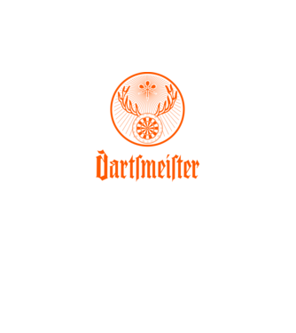 Dartsmeister Dark model negru pe tricou
