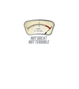 Dosimeter model galben neon pe tricou