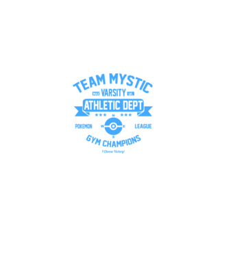 Mystic champions model negru pe tricou