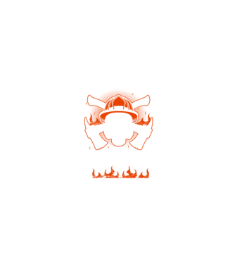 Focul mă motivează, curajul mă conduce Pompier model negru pe tricou