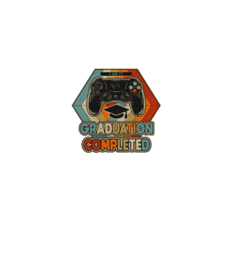 Graduation completed model model gri pe tricou