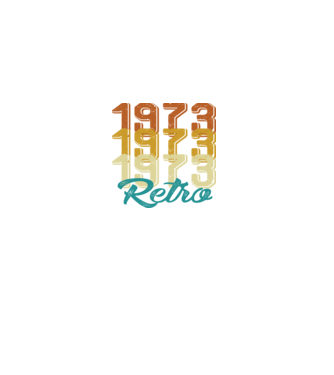 1973 retro model alb pe tricou