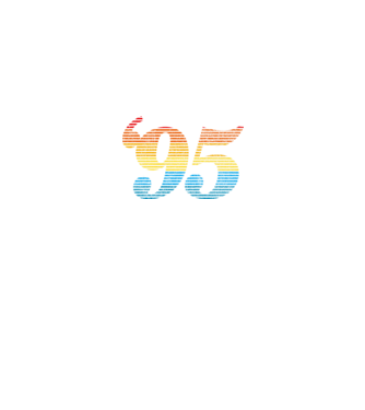 Retro Birthday 1995 model alb pe tricou