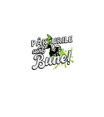 Pârțurile sunt bune model albastru jeanși pe tricou