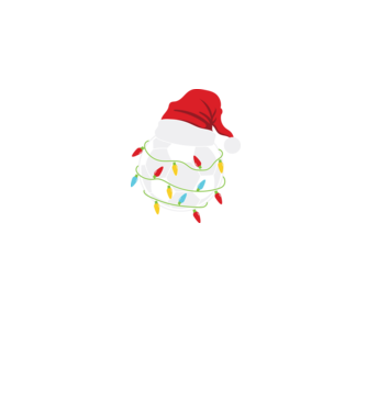 Football christmas model negru pe tricou