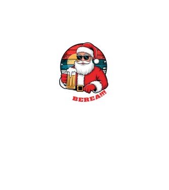 Ho ho ține mi berea! Negru model negru pe tricou