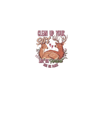 Save the forest model gri pe tricou