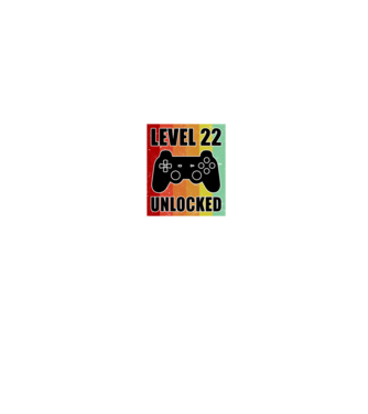 level 22 unlocked retro gamer model alb pe tricou