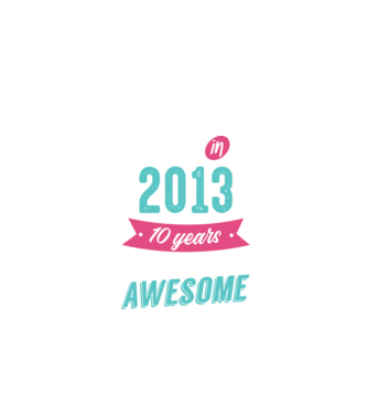Made in 2013 model negru pe tricou