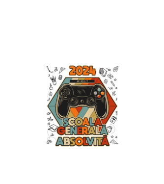 școala generală școala generală model alb pe tricou