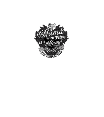 Sunt o mama cu tatuaj, ca o mama obișnuit, dar mult mai cool model verde neon pe tricou
