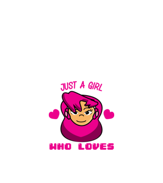 Girl Gamer model negru pe tricou
