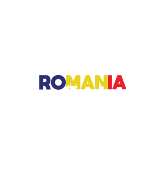Romania forever model negru pe tricou