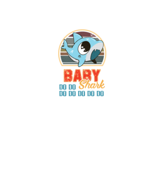 BabyBOY shark model negru pe tricou
