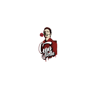ciao bella berlin rose model albastru jeanși pe tricou