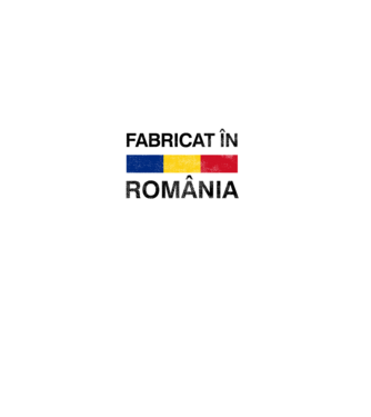 Fabricat în România model negru pe tricou