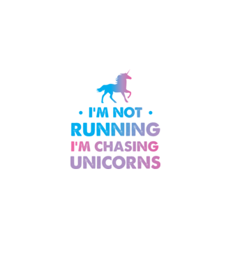 Unicorn Alergare model alb pe tricou