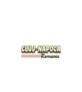 România Cluj-Napoca model negru pe tricou