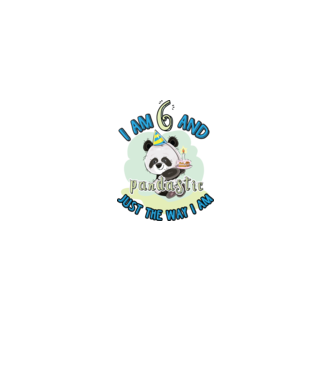 PANDASTIC 6 model alb pe tricou