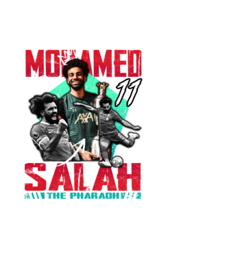 Salah tribute model negru pe tricou