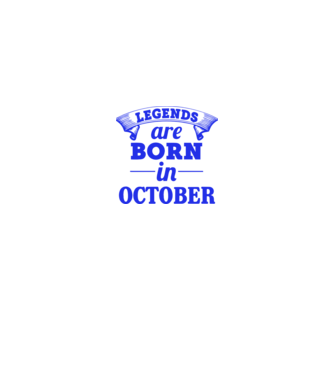 Legends are born in October model roz deschis pe tricou