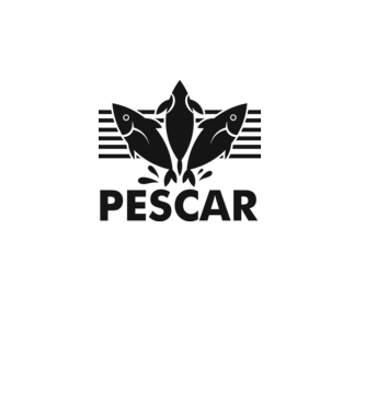Pescar original model alb pe tricou