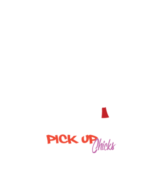 How to Pick up Chicks model negru pe tricou