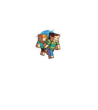 Minecraft model gri pe tricou