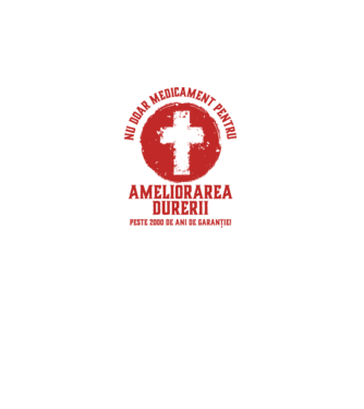 Nu doar medicament pentru ameliorarea durerii, peste 2000 de ani de garanție! model alb pe tricou