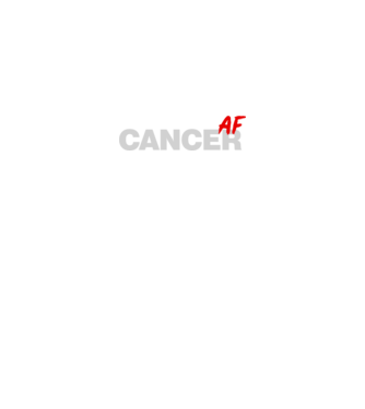CANCER as fuck model negru pe tricou