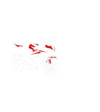 CBR600rr model negru pe tricou