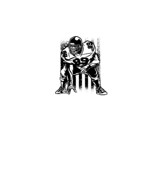 PLAYER model alb pe tricou